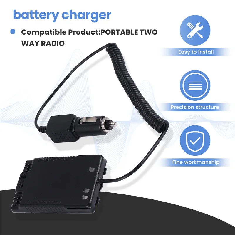 

SBR-14LI Car Charger Battery Eliminator DC12V For VX-8R VX-8DR VX-8GR FT-1DR FT1XD FT-2DR Radio FNB-102LI FNB-101Li