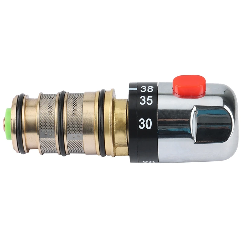 Brass Thermostatic Valve Temperature Control Ceramic Valve For Solar Water Heater Valve Parts Ceramic Mixer Tap Durable