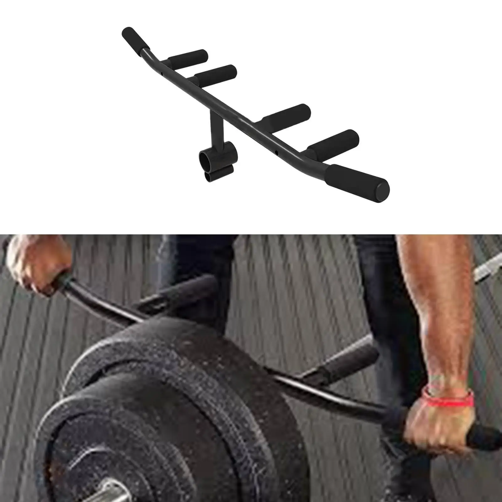 Barra en T, accesorio para minas terrestres, gimnasio en casa, ejercicio, Fitness, agarre recto para sentadillas, músculos centrales, dominadas, levantamiento de pesas, bíceps