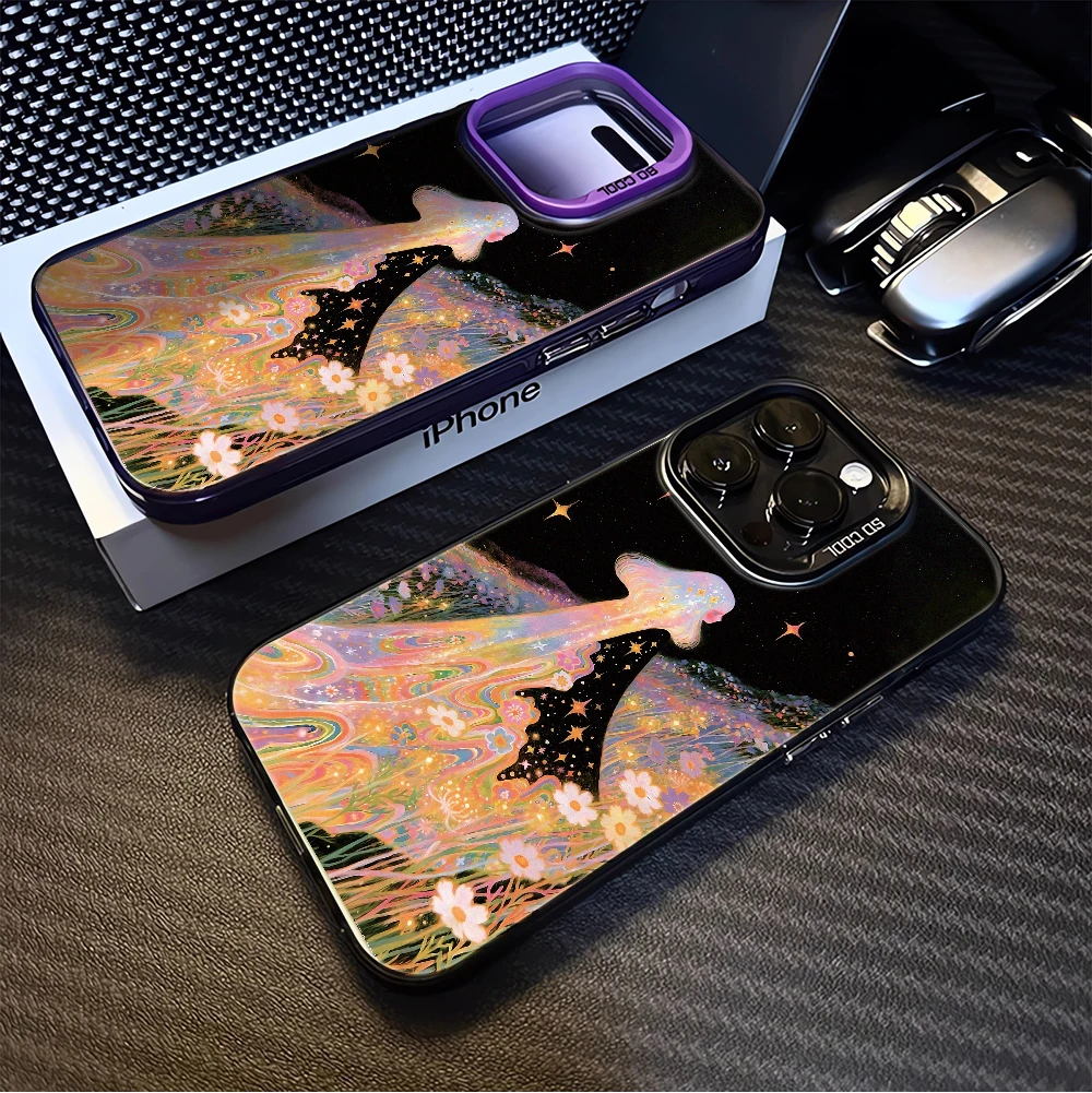 Rainbow Girl Dress Art Kawaii - Phone Cases Kawaii recension och pris