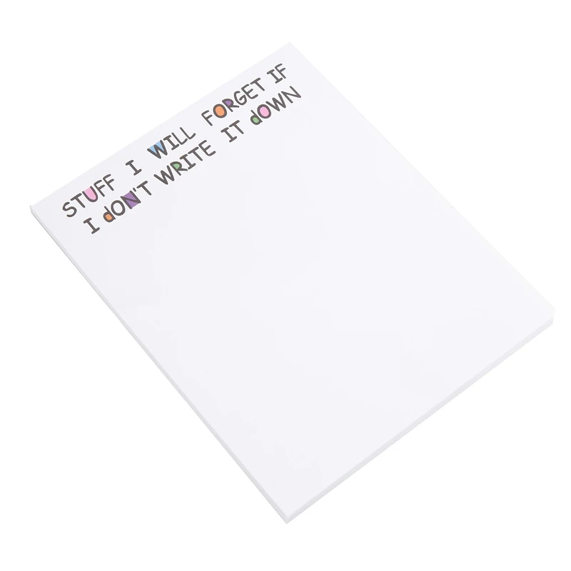 Funny Sticky Note, To Do List Notepad Funny Stationery, Office Supplies, Notebook Labels, Desk Sticky Note 50 Pages