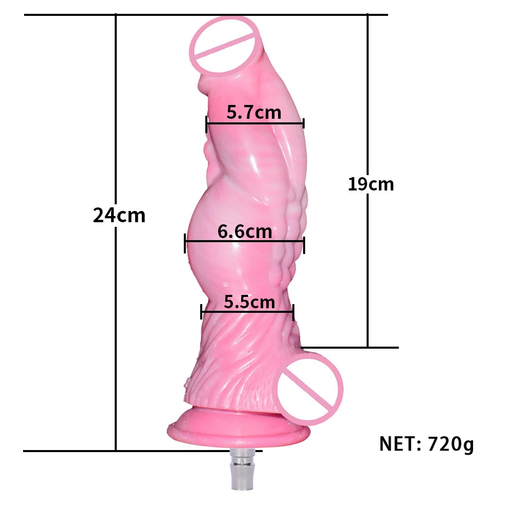 Rough Beast Pink Big Animal Dildo Anal for Sex machine Attachment Simulate Masturbation Dildo VAC-U-LOCK Love Sex Toys for Women