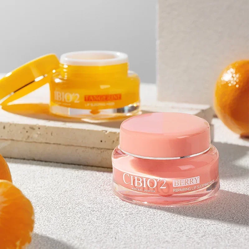 Thailand CIBIO'2 Sleeping Lip Mask 15ml Hydrating Moisturizing Reduce Lip Lines Deep Nourishing Lip Mask Skin Care Product