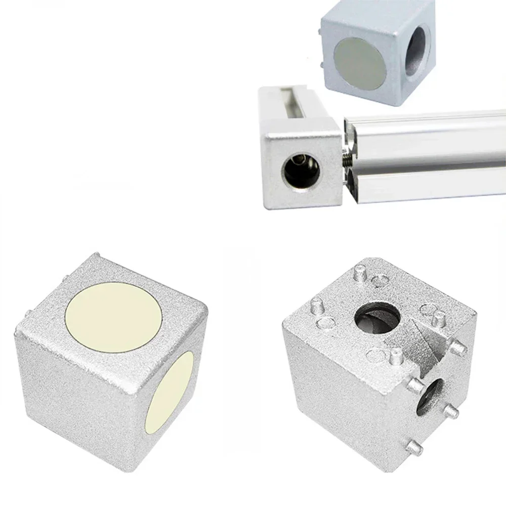 1 قطعة 2020 3030 4040 4545 الألومنيوم مكعب الزاوية موصل السحابات للطابعة الأوروبية القياسية الألومنيوم ثلاثية الأبعاد #1