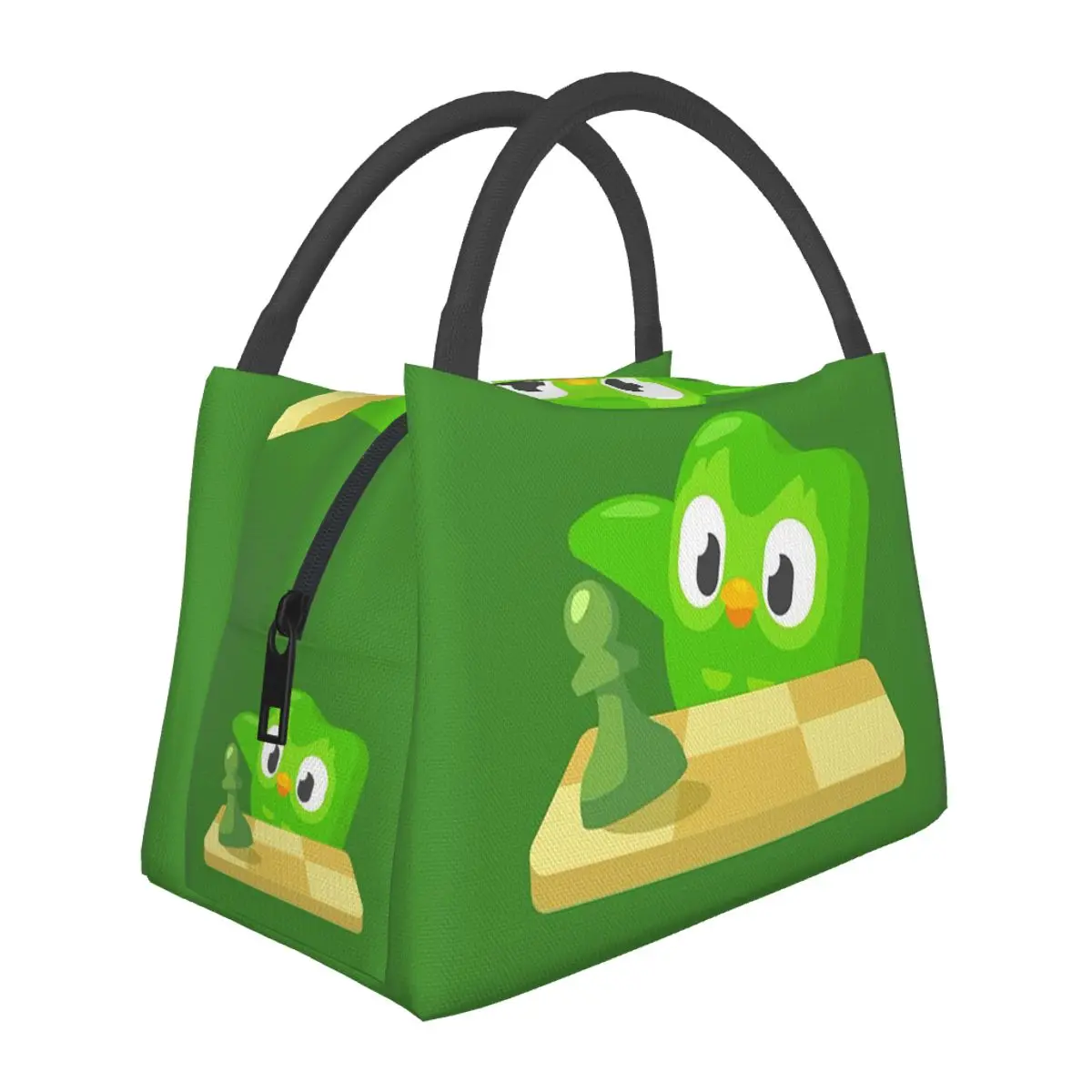 

Термосумка для обедов Duolingo Owl Duo для женщин, портативный контейнер для еды, термосумка-холодильник для бенто-боксов
