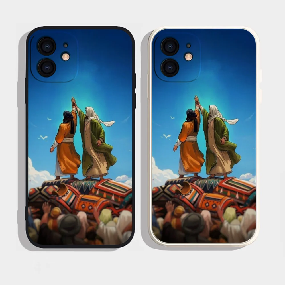 Epc Imam Hussain Shia Ali Phone Case Silicone Soft For IPhone 16 15 14 13 12 11 Plus Pro Max Plus