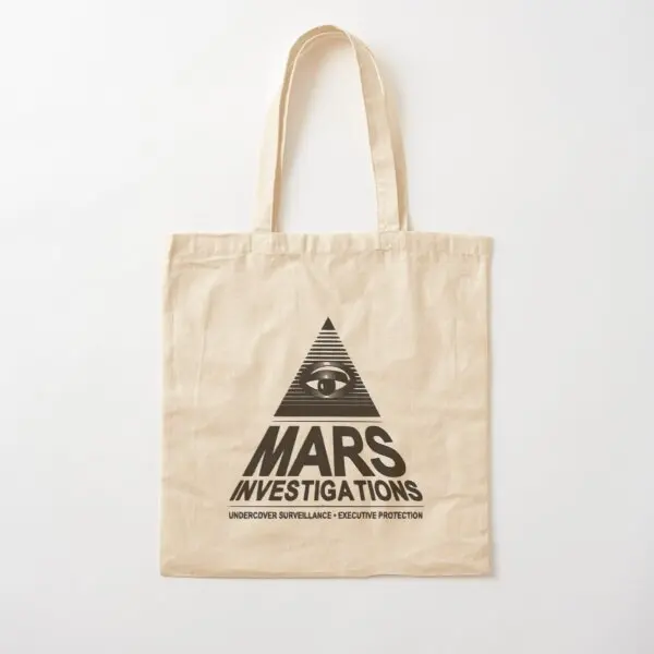 Mars Investigation Cotton  Canvas Bag Women Printed Unisex Fabric Fashion Ladies Handbag Reusable Casual Shopper Grocery