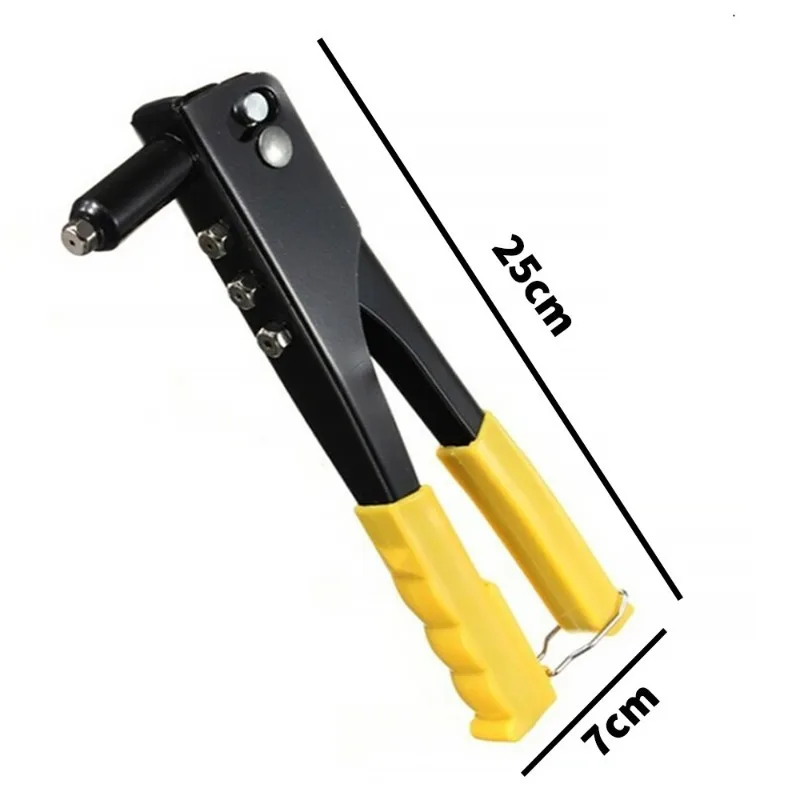 Juego de alicates para remaches de aluminio, 240 Uds., juego de remaches de mano, alicates para remaches ciegos, alicates para remaches Pop, herramientas automotrices DIY