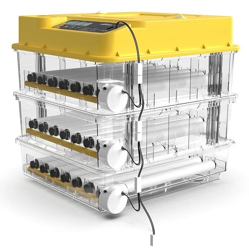 PetJoyZone HHD External Water Adding Multi-layers Fully Automatic 88 Egg Incubator
