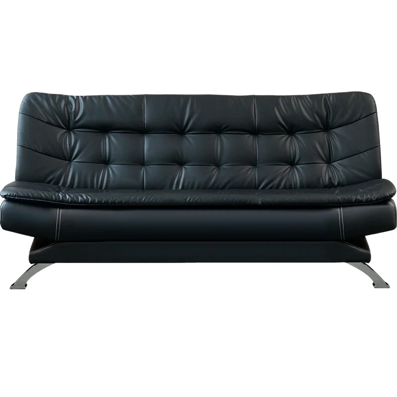 

Office sofa bed simple modern three-person foldable business reception office sofa coffee table combination set