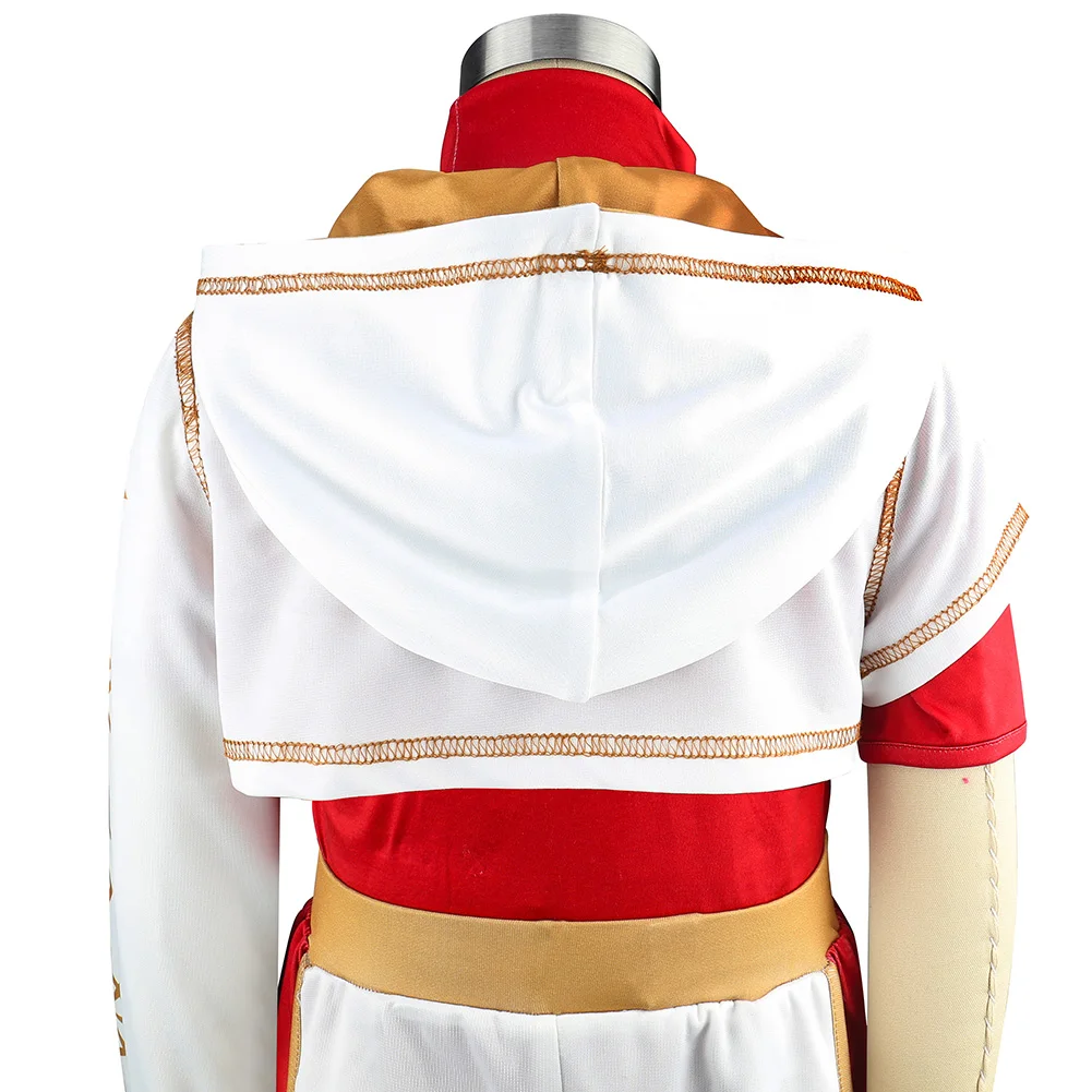 زي المشجع للفتيات الزومبي للأطفال نوفا كوسبلاي مع سروال مع طقم ملابس لحفلات الهالوين المدرسية