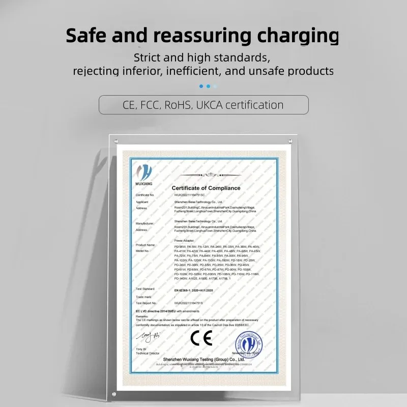 Upgraded 45W Magsafe 2 Charger for MacBook Air Pro, High-Speed Safe Charging, CE/FCC Certified (Compatible with A1465, A1466) image 5