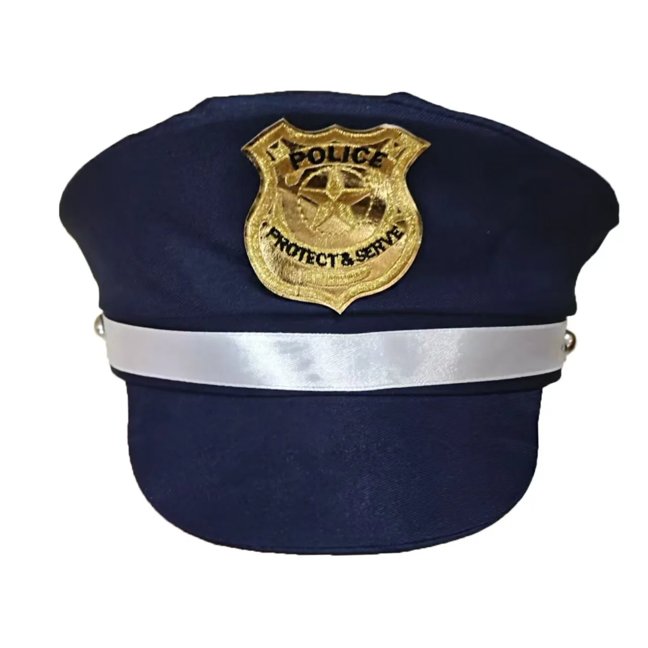 

Military Hat Army Peaked Children Police Cap Uniform role-playing Boy Police Officer Game Performance Halloween Prop 8M181