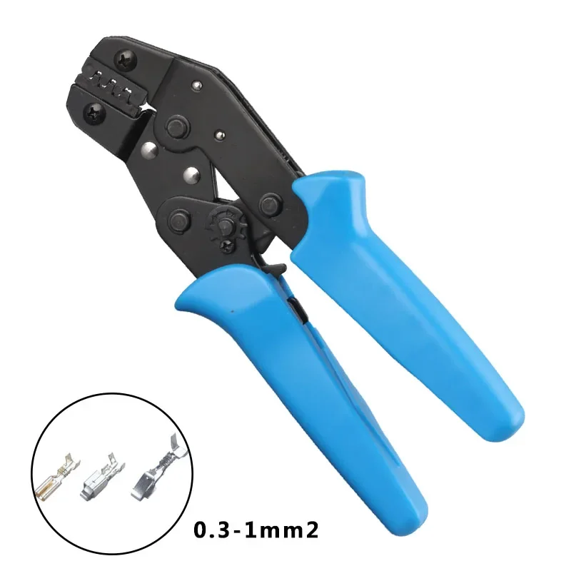 

SN 28B Non-insulated tabs and receptacles Hand Crimping tool 0.3-1mm2 28-18AWG ratchet crimping tool pliers