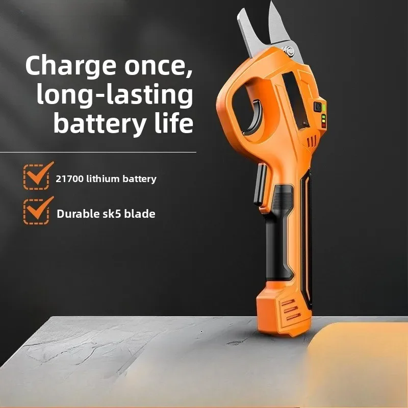 Durable Electric Pruning Shears, Branch Pruning, Wireless Fruit Tree Shears, Lithium Battery Rechargeable Garden Thick Branch Sh
