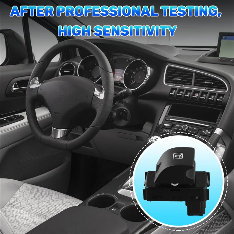 

A77Q-649032 Car Sunroof Switch Sunroof Control Button Sunroof Open Switch For 3008