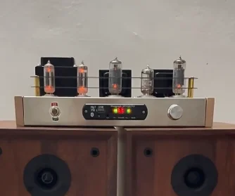 Bluetooth Vacuum Tube Amplifier DIY Kit 6N2 6P1 Single-Ended Class A with Tube Rectifier Hi-Fi Soldering Project