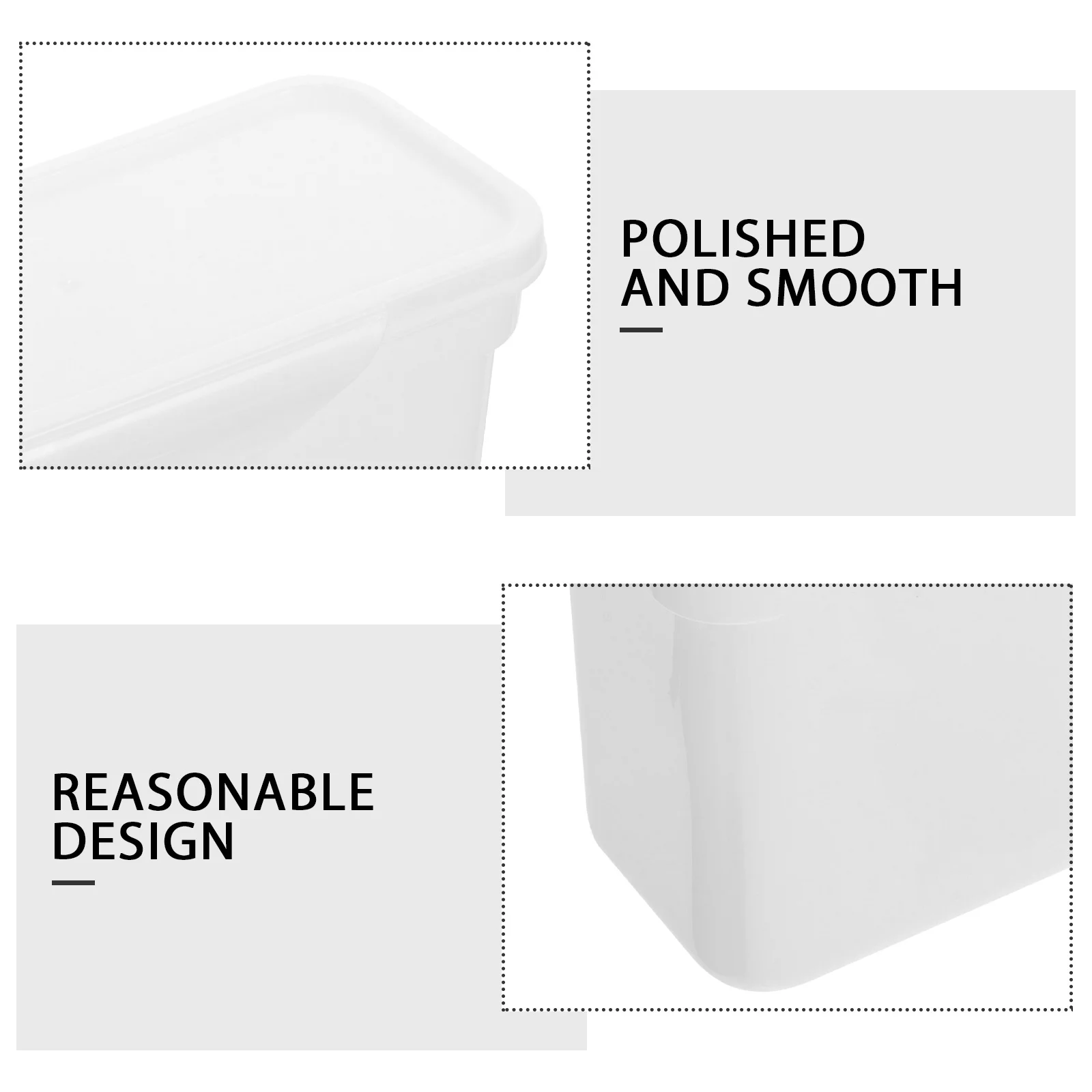 

3Pcs Laundry Powder Box Large Capacity Plastic Storage Container Portable Waterproof Organizer for Beads Powder Liquid