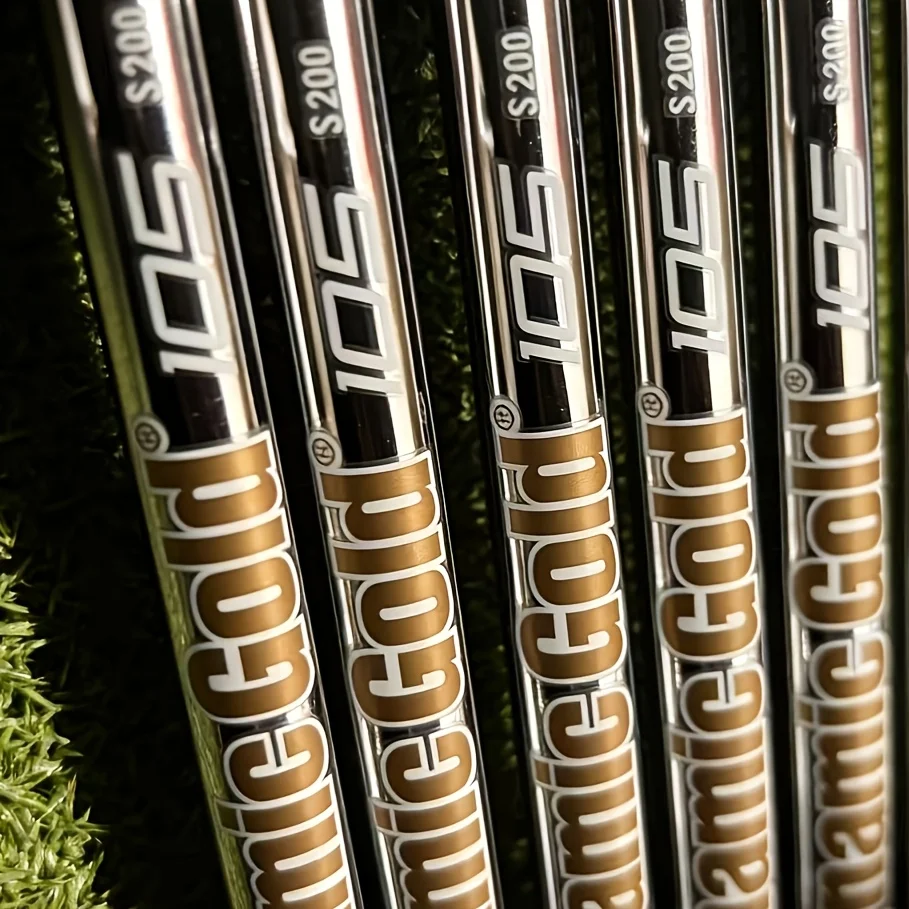 Planchas de golf Silver Namic Gold 150 S200, cuerpo de acero, accesorios profesionales para palos de golf, control estándar estable, longitud de 37 pulgadas, suita