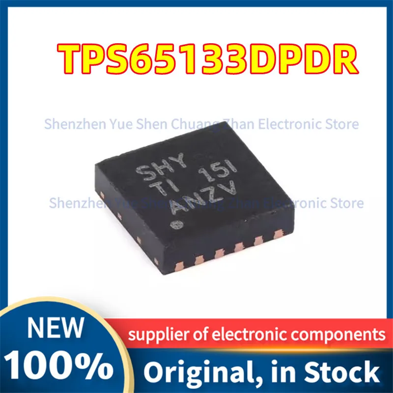 TPS65133DPDR TPS TPS65133 65133 65133DPDR IC Wbly 12 en Stock, Support de citation BOM, Nouvelle origine, 5 pièces par unité, 100%