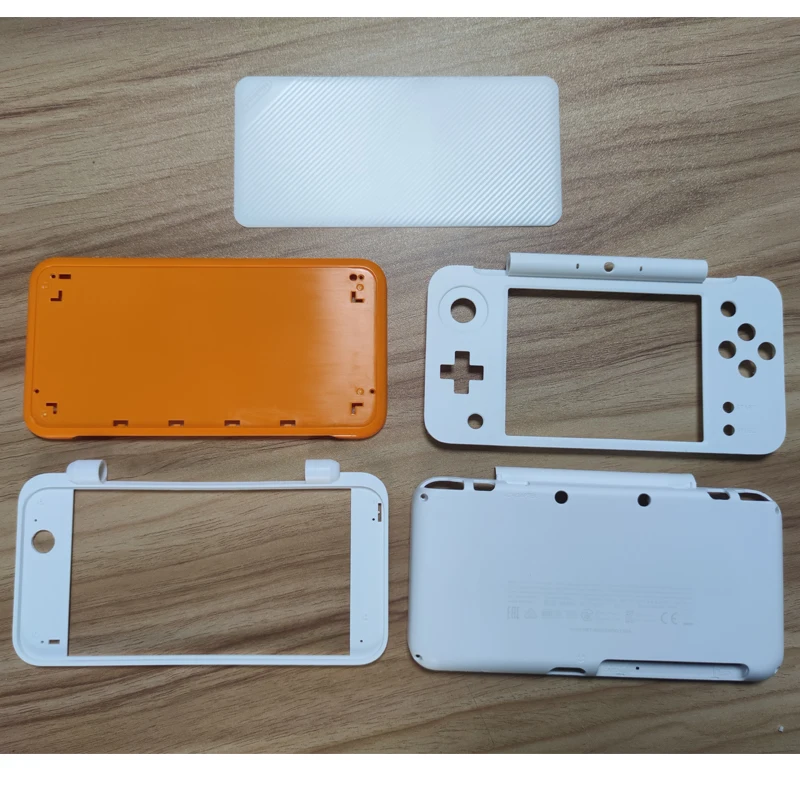 Полный корпус для Nintend NEW 2DS XL LL, чехол для консоли, белый, черный, фиолетовый цвет