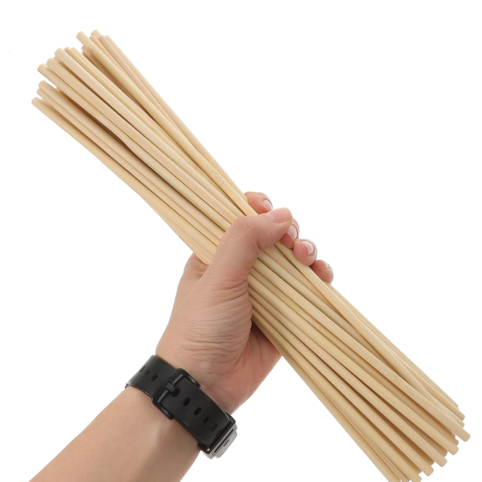 

50Pcs Wood Sticks Alligator Clips Stick DIY Coloring Tools Airbrush Painting Multi Use Wood Sticks