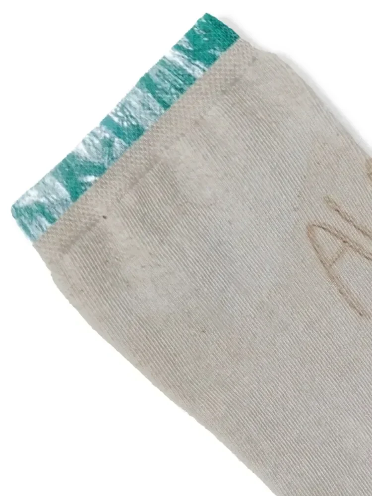 Ocean Blue Shore Waves Socks hip hop halloween short moving stockings Luxury Woman Socks Men's