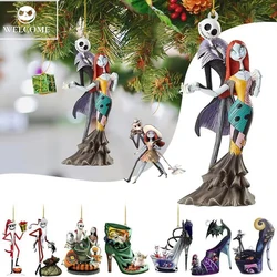 Anime Nightmare Before Christmas Jack Skellington Christmas Tree Figure Decor Ornaments for New Year Holidays Party Periphery