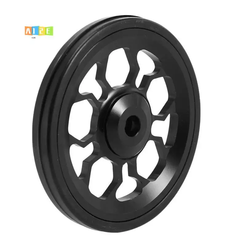 A12E-Folding Bike Easy Wheel For Brompton Aluminum Alloy Easywheel Ultralight Sealed Bearing Push Wheels Bicycle Parts
