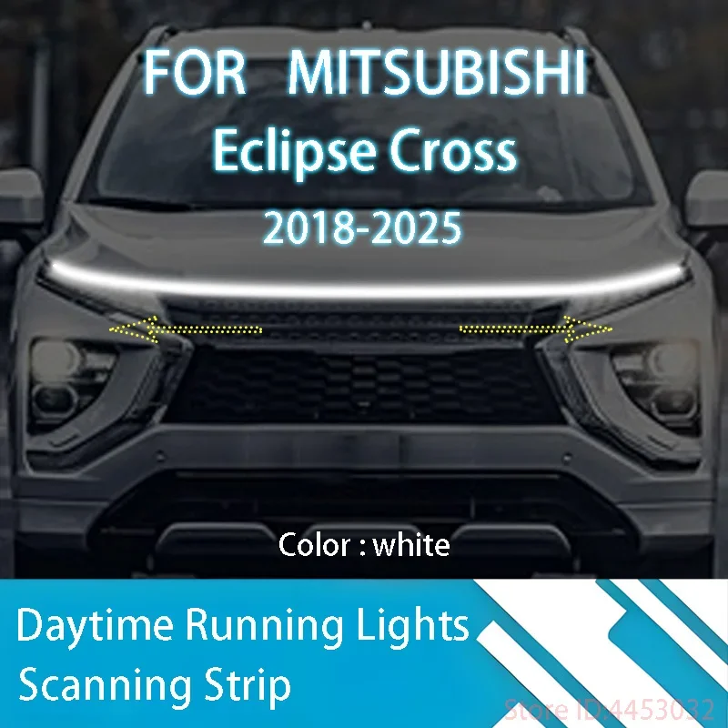 DRL Start Scan Strips Light FOR	Mitsubishi 	Eclipse 2018-2025 Car Hood Light   Decorative Ambient Lamp 12V 59 Inches Waterproof