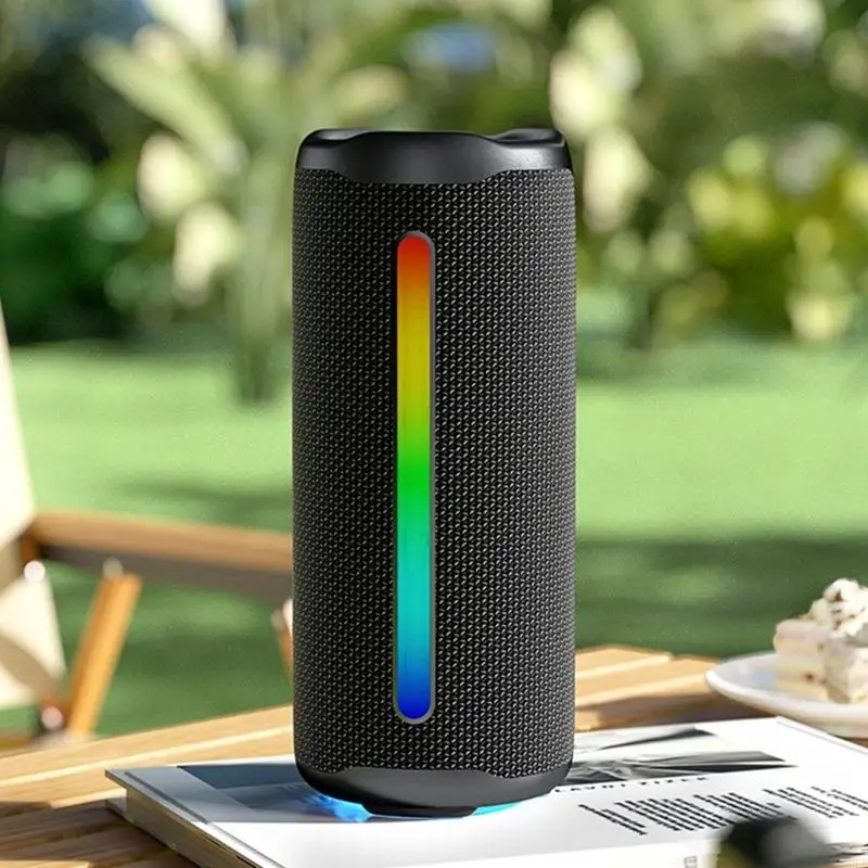 2025 nuevo altavoz inalámbrico compatible con con efectos luz bajo y LED mejorado para evento