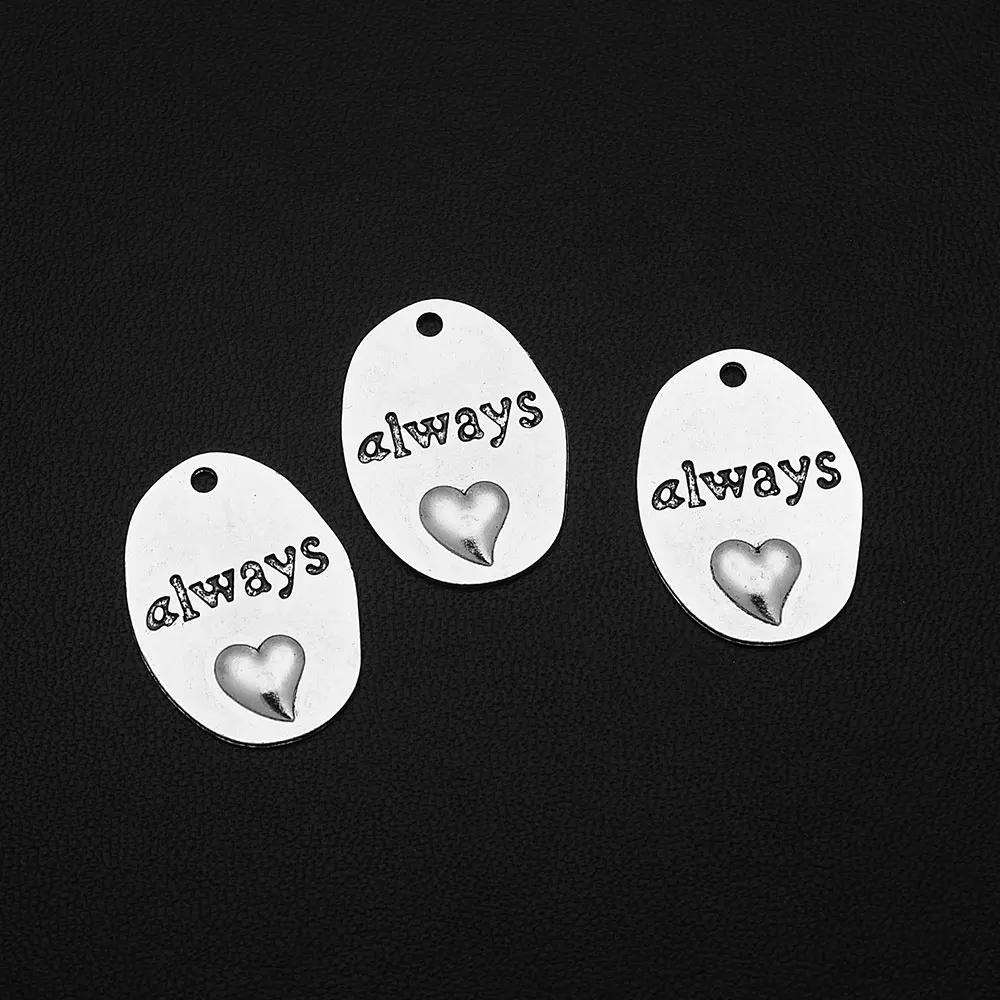 20 sztuk/partia-26mm,HP inspirowane wisiorki antyczne posrebrzane/brąz Plated zawsze Snape i Lily Patronus Charms DIY dostaw — zdjęcie 5