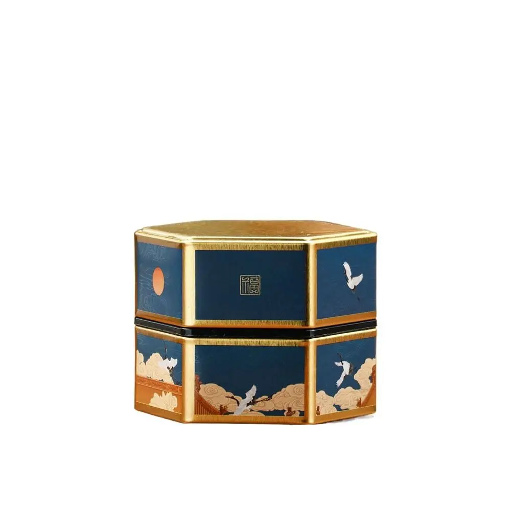 

Creative Small Empty Tea Set Accessories Hexagonal Tea Storage Container Tea Organizer Tea Storage Tank Tea Pot Tea Box