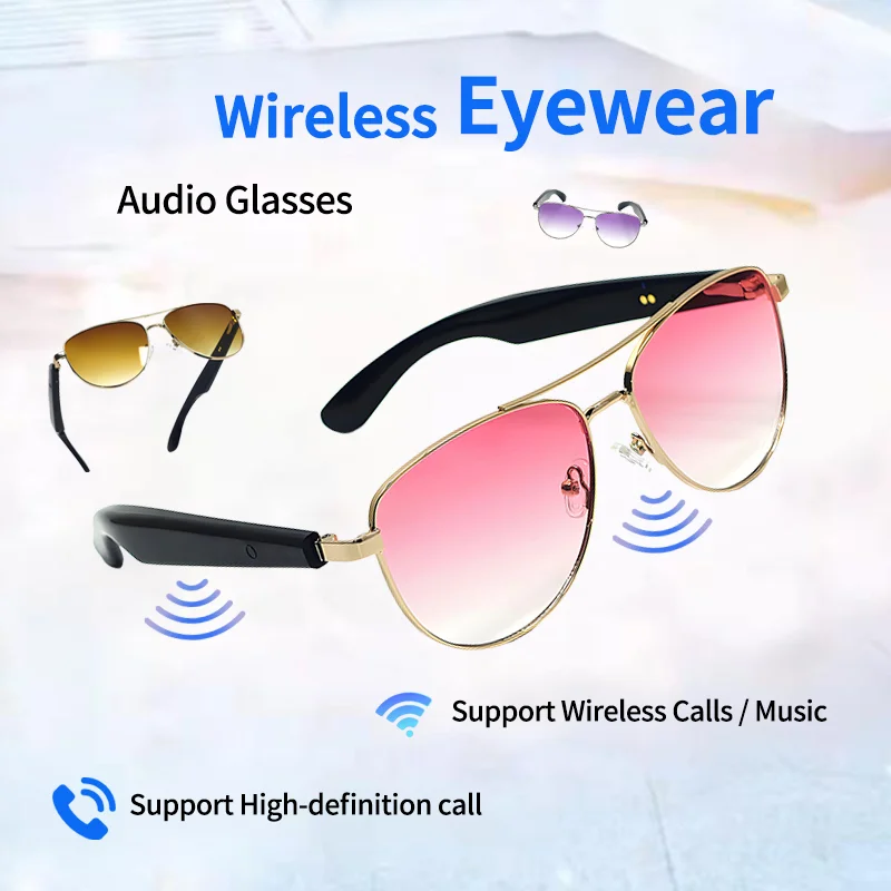 

Умные солнцезащитные очки LIGE, беспроводные Bluetooth-очки, музыкальная гарнитура для звонков, спортивные наушники на открытом воздухе, очки с защитой от ультрафиолета для мужчин и женщин