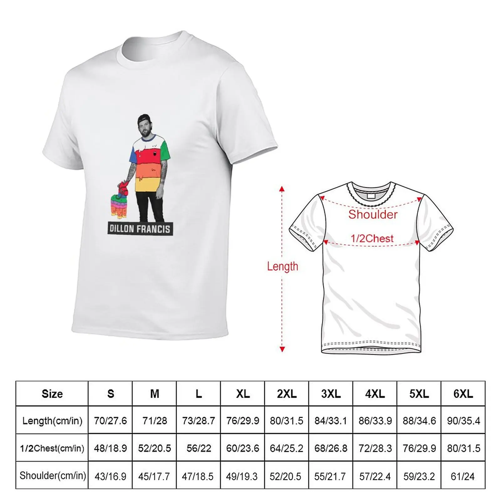 Dillon Francis T-Shirt Casual Work Wear T-Shirt