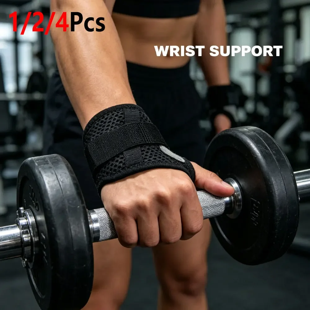 1/2/4Pcs Adjustable Thumb Brace Splint, Aluminum Strip Thumb Wrist Support for CMC Joint Sports Gym Men Women