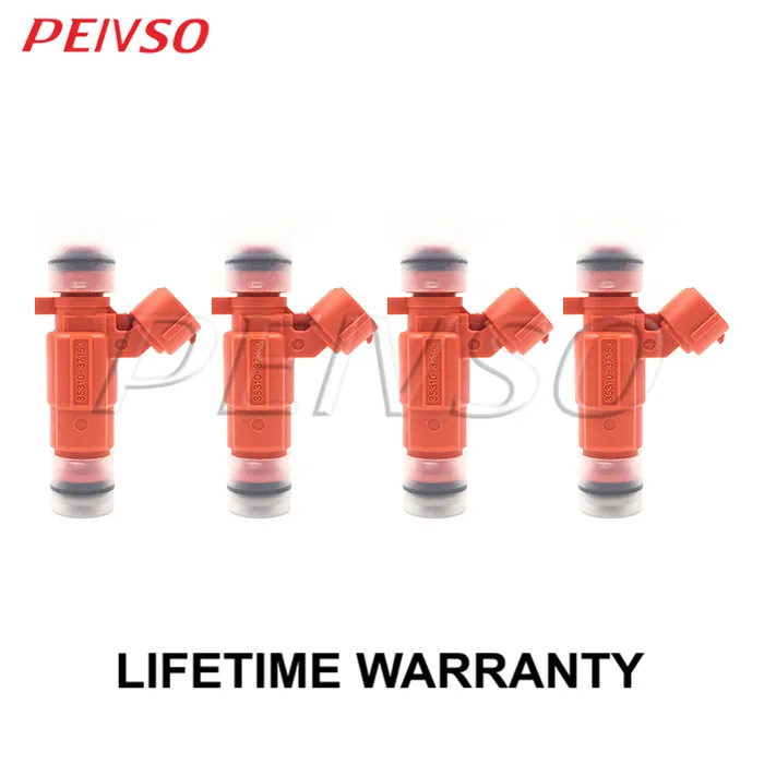 

PEIVSO 4pcs 35310-37160 9260930022 Fuel Injector For Hyundai Accent 2005~2013 1.6L L4