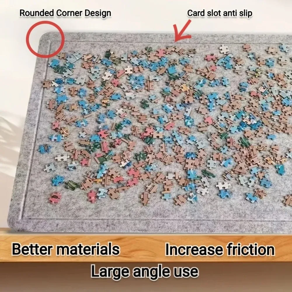 

Доска-головоломка с 6 ящиками, складная фетровая головоломка большой емкости, стол-головоломка, декор стола, органайзер-головоломка