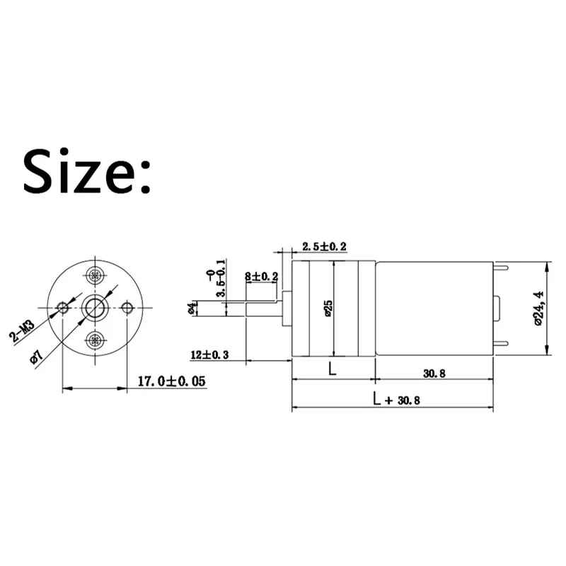 JGA25-370 Geared motor+Bracket DC 12V electric motor high torque 12rpm 35rpm 60rpm 130rpm 620rpm Mounting