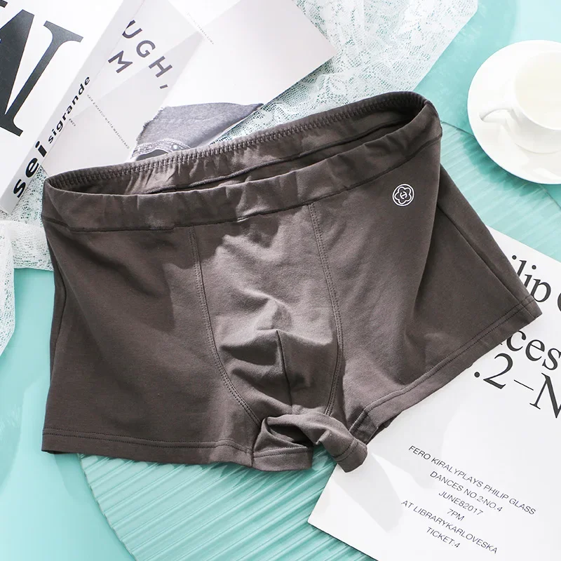Calzoncillos Boxer sexis para hombre, ropa interior holgada de algodón, calzoncillos Boxer de cintura media, ropa interior transpirable con absorción de humedad, bragas elásticas