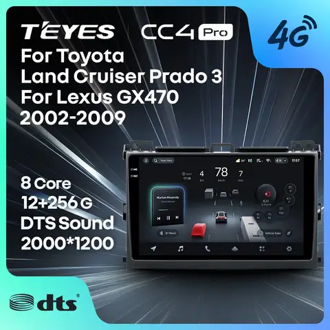 Car Radio for Toyota Prado 2002-2009 TEyes