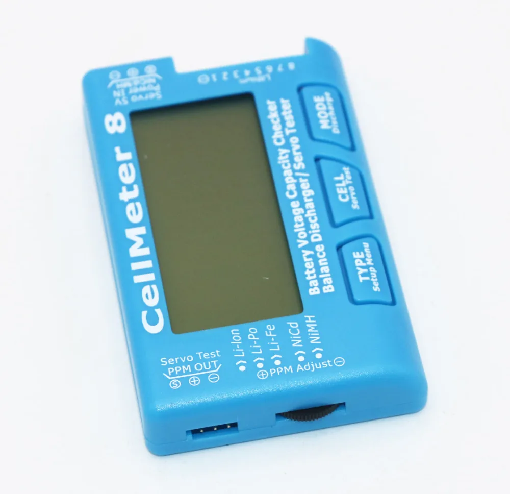 1 / 2 / 5pcs High Quality RC CellMeter-8 1-8S Battery Capacity Voltage Checker Meter LiPo Li-lon NiMH CellMeter 8 Wholesale