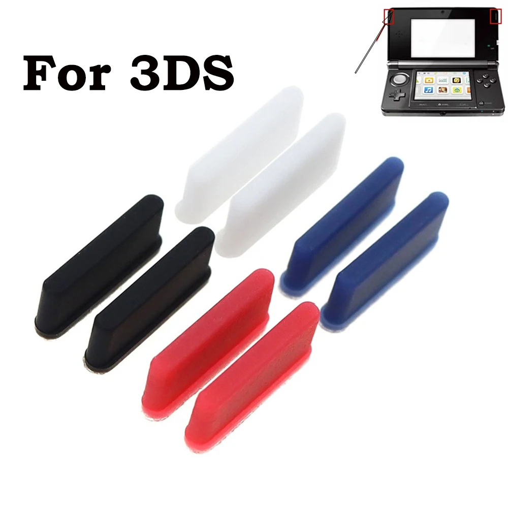 5SET Silikon Pad Taste Für 3DS Spielkonsole Oberen Top LCD Bildschirm Ersatz Gummi Füße Abdeckung Reparatur Teile