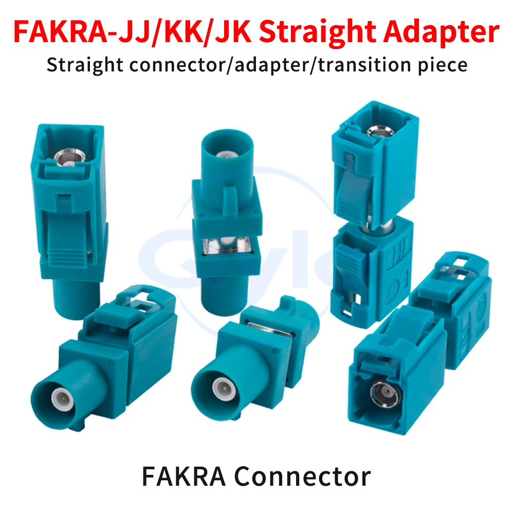 FAKRA-JJ FAKRA-KK FAKRA-JK Straight-Through Universal Z-Type Faka Male/Female Straight-Through Adapter RF Connector (1 pcs)