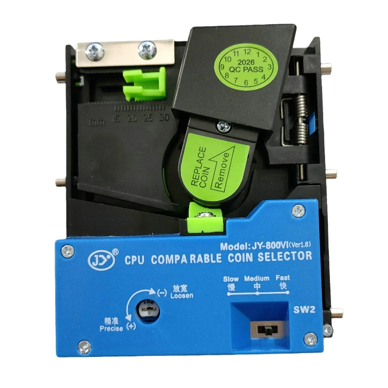 

JY-800-6 CPU Coin Comparator Vertical Direct Drop Coin Mechanism for Arcade Game Machine Parts