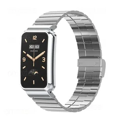 Metal Strap Case Protector for Xiaomi Mi Band 7 Pro Bracelet+Cover for mi band 7 pro Stainless Steel Watchband Protective Shell