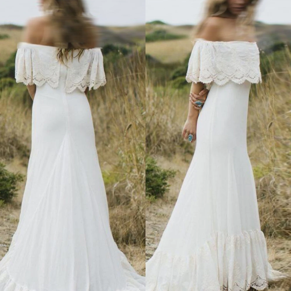 맞춤 제작된 흰색 레이스 2025 웨딩드레스, 정교한 A라인 섹시한 스트랩리스 고품질 신부 파티 기질 브라이덜 가운