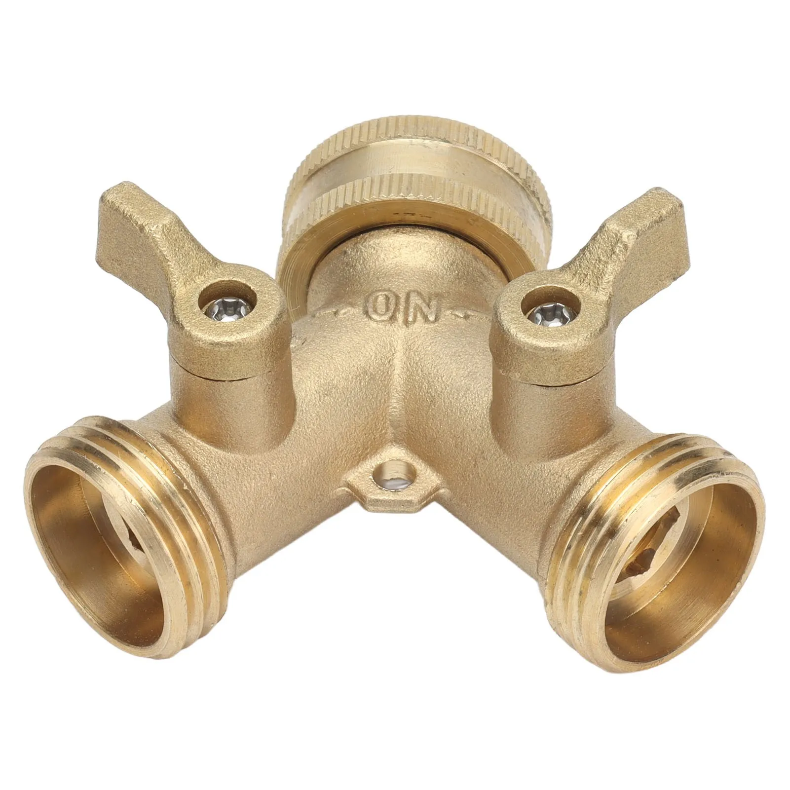 Hose Splitter Good Sealing Y Type Garden Water Distributor for Irrigating Plants Washing Cars