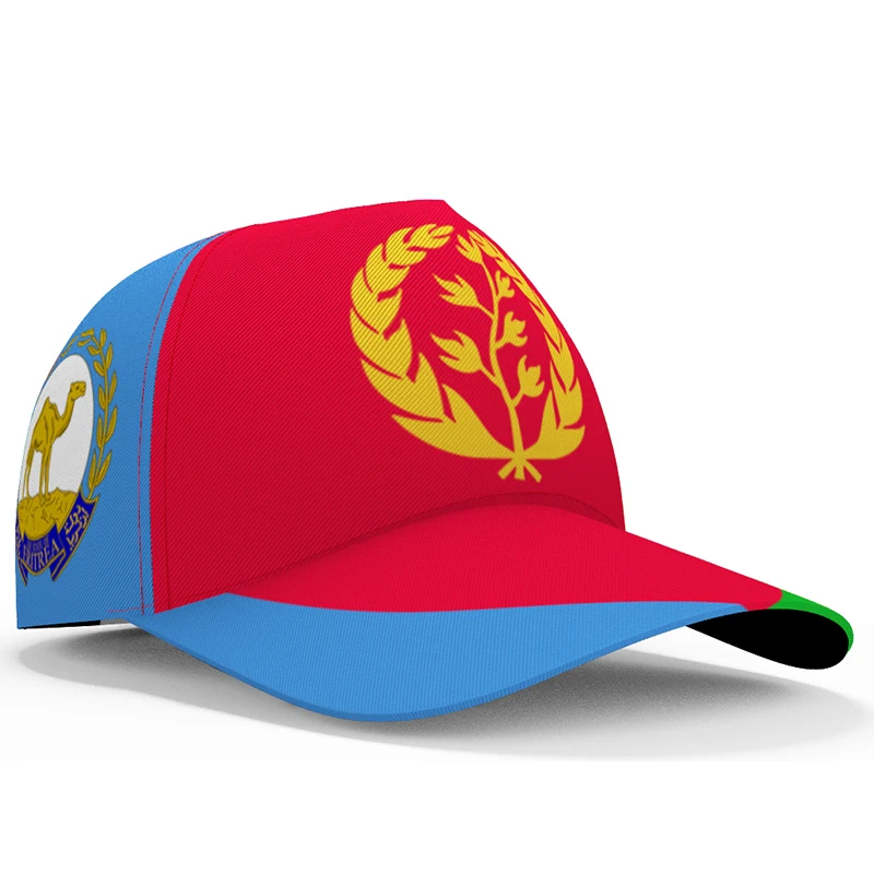 Eritrea Baseball Caps Free 3d Custom Made Name Team Logo Hat Eri Country Eritreans Travel Africa Nation Ertra Lion Flag Headgear