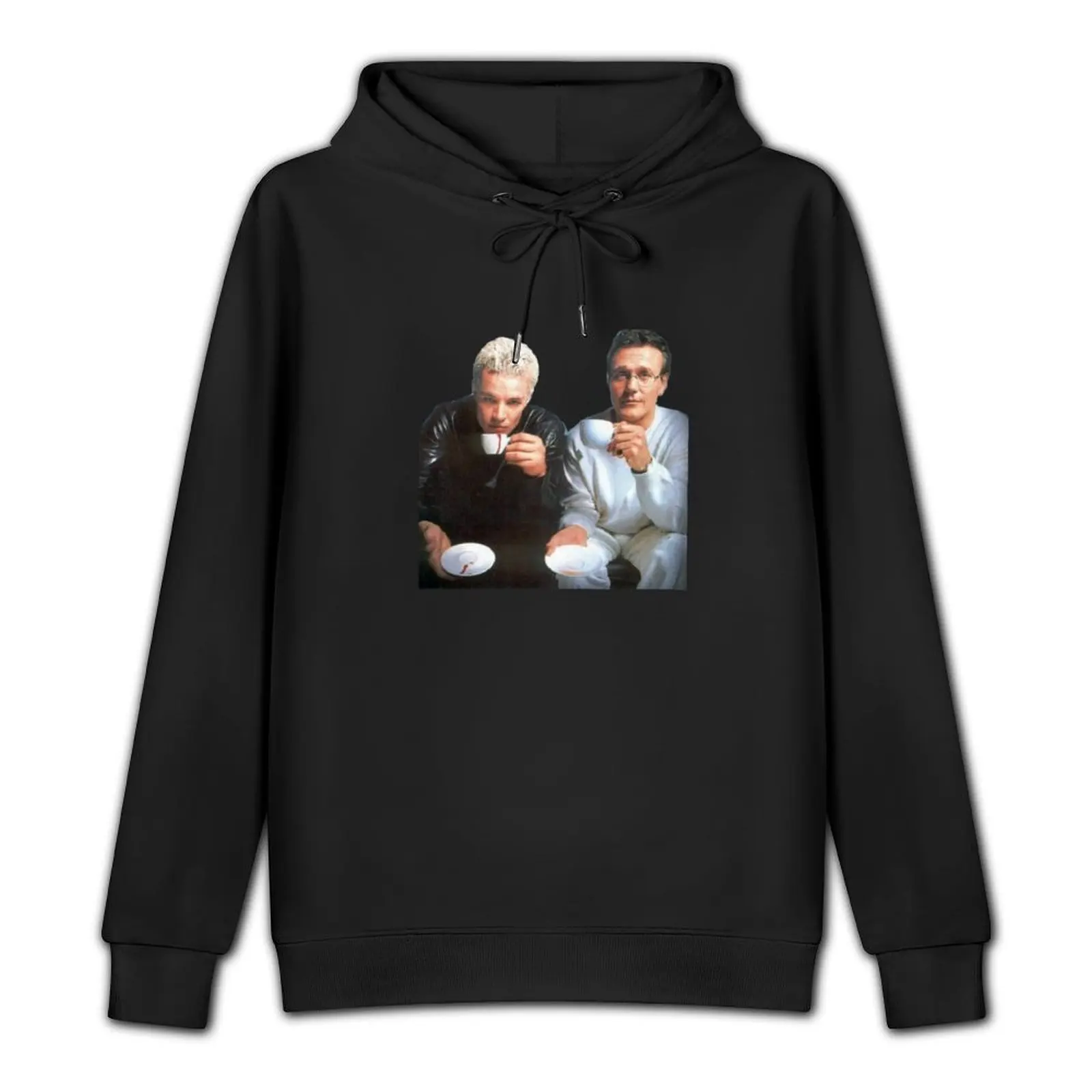 Spike & Giles Pullover Hoodie anime clothing winter clothes male clothes hoodies for men